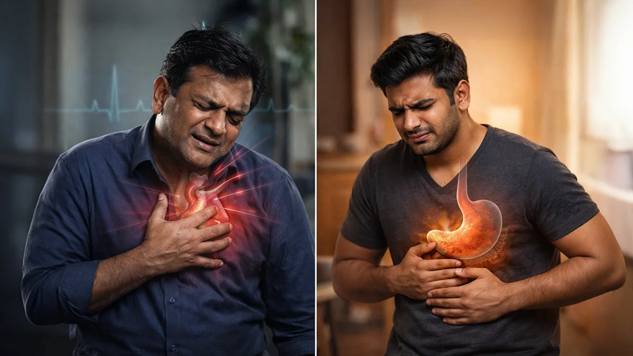 Understand Cardiac and Gastric Chest Pain Differences